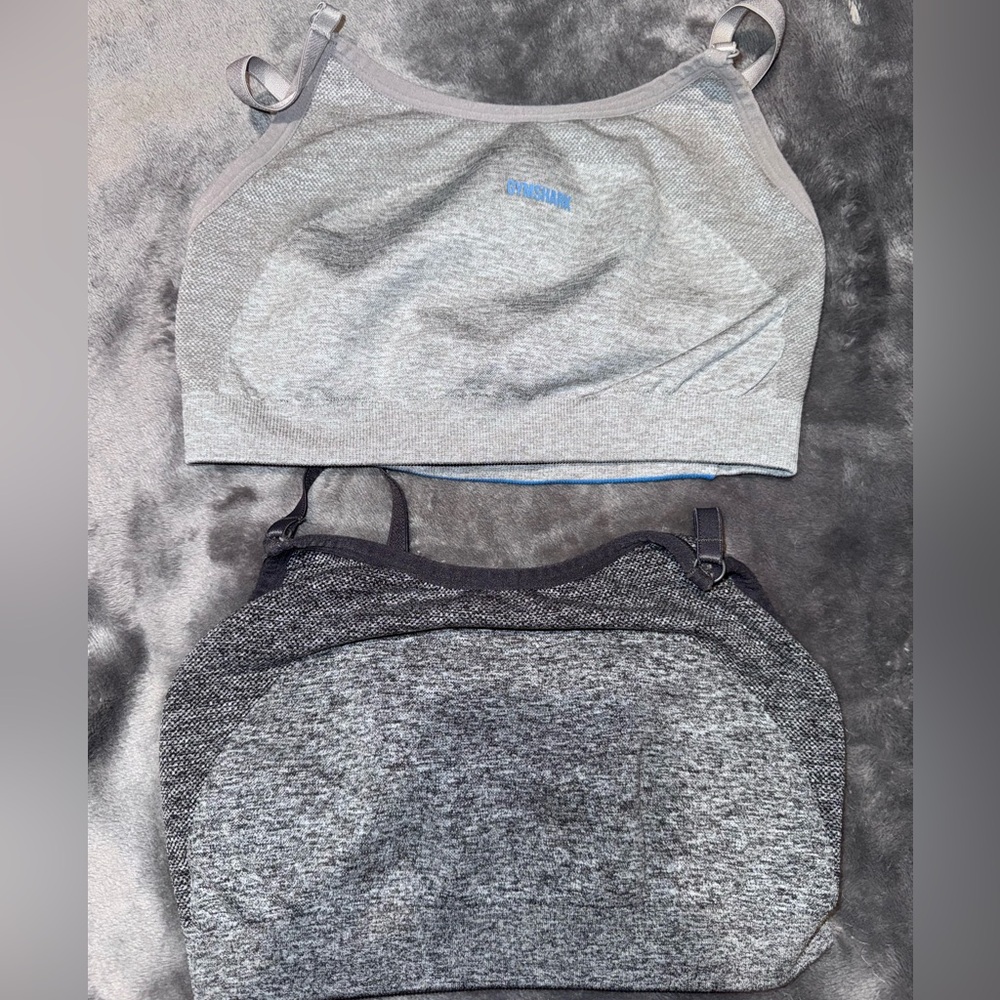 Gray Sports Bras Set